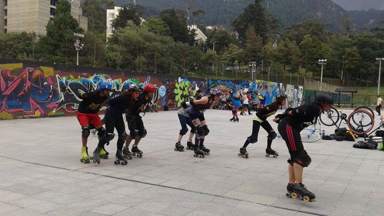 Práctica de Roller Derby|||