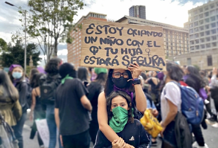 La mayor parte de la jornada transcurri&oacute; en talleres, arengas y una marcha serena