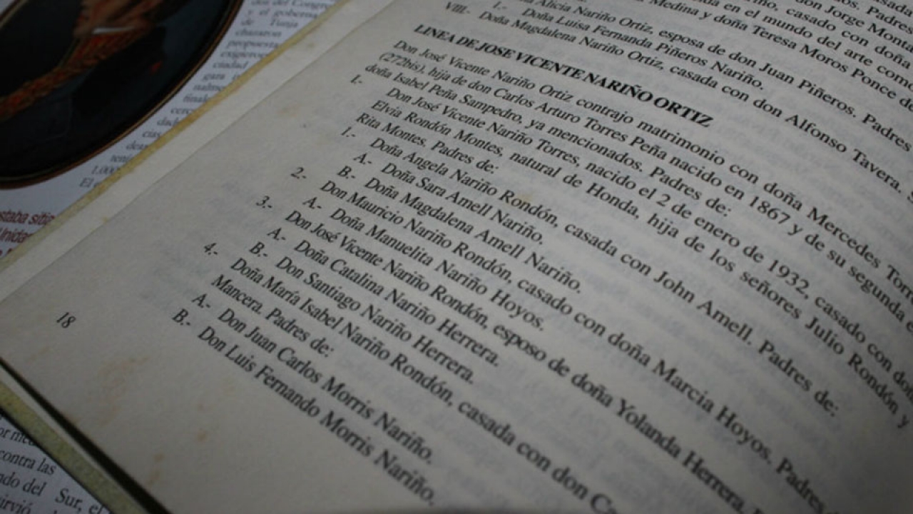 Libro Genealogía||||