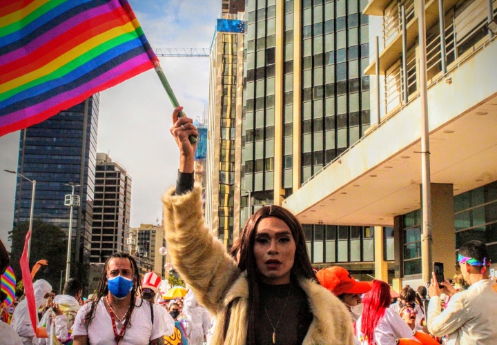 Im&aacute;genes de la marcha del orgullo LGBTIQA+ en Bogot&aacute;