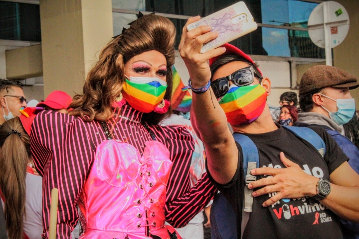 Im&aacute;genes de la marcha del orgullo LGBTIQA+ en Bogot&aacute;