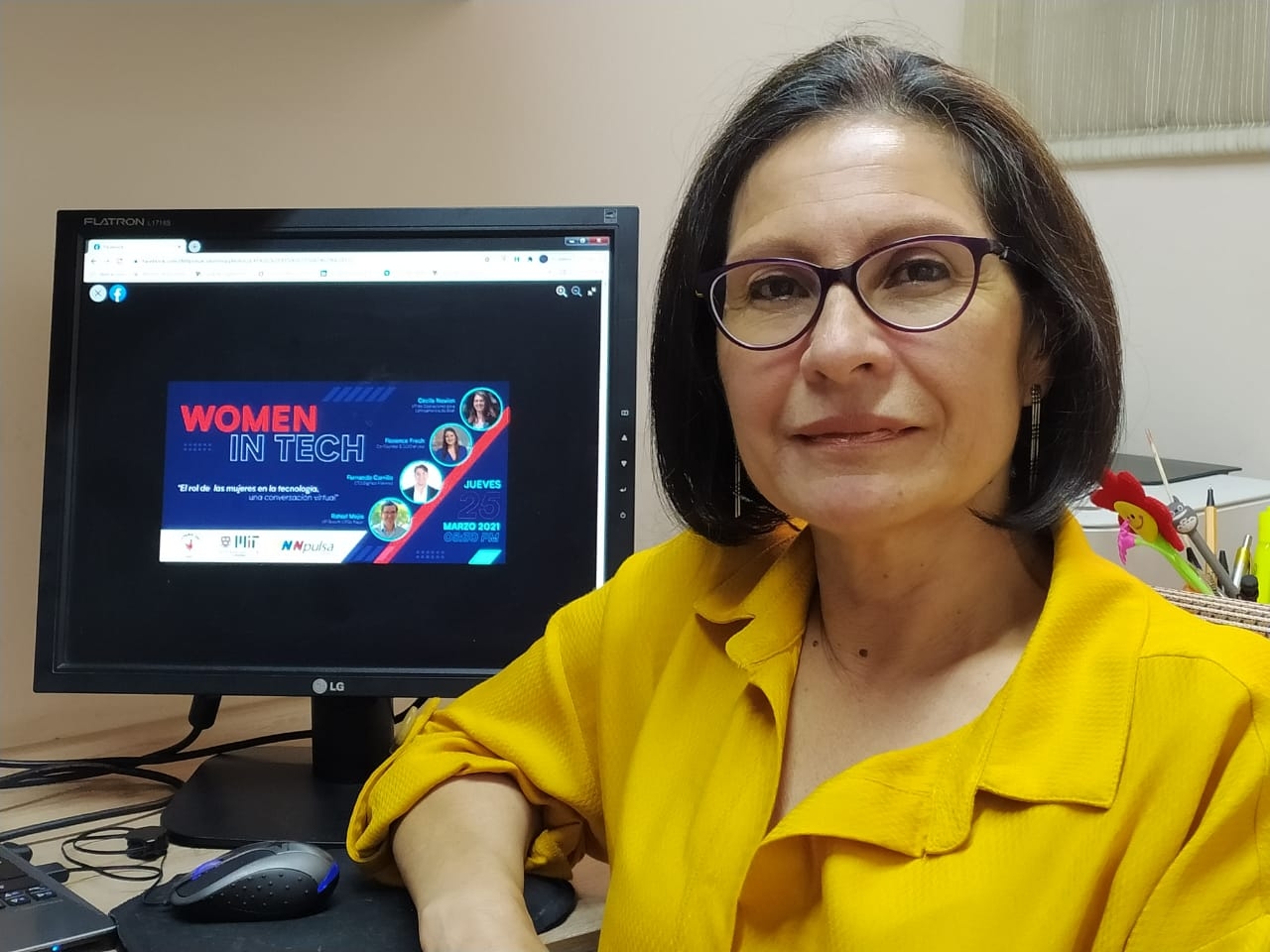 Luz Mery Martínez, emprendedora en tecnología|||