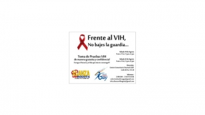 Alianza VIH Bogotá junto con el Centro Comunitario LGBT de la localidad de Chapinero invitan a hombres y mujeres a realizarse la prueba  del VIH.|||