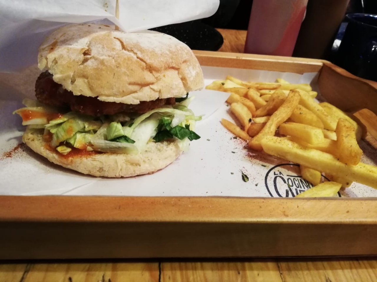 Hamburguesa vegana|||