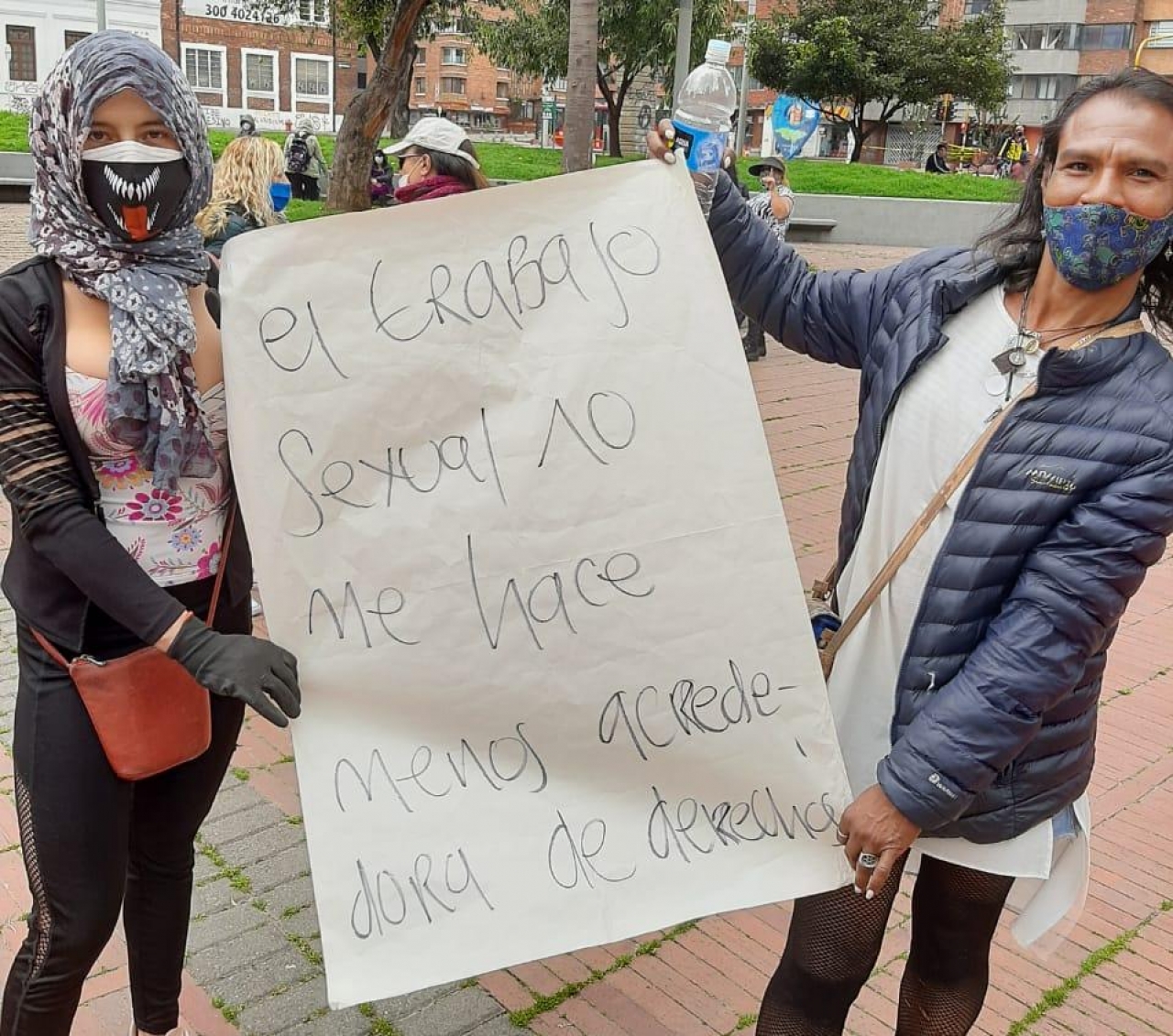 Plantón de la comunidad LGTBIQ|||