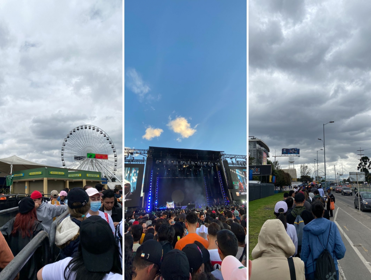 Durante la fila para el concierto de Dua Lipa se presentaron enfrentamientos entre los asistentes y los encargados de logística|||