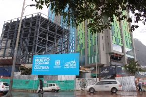 Fachada de la construcción de la nueva Cinemateca Distrital.|||