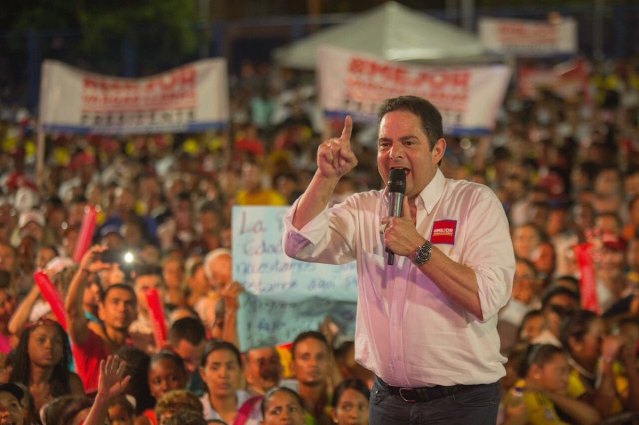 El candidato presidencial Germán Vargas Lleras.|||