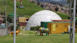 Domo del Planetario de Cantarrana en Usme|||