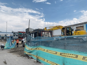 Avances en la construcción del puente de la Autopista Sur con carrera 68|||