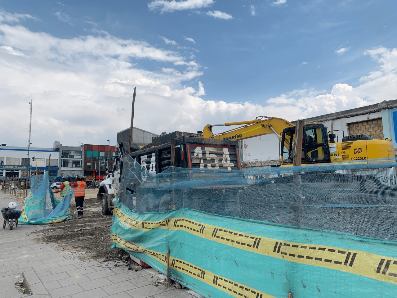 Avances en la construcción del puente de la Autopista Sur con carrera 68|||