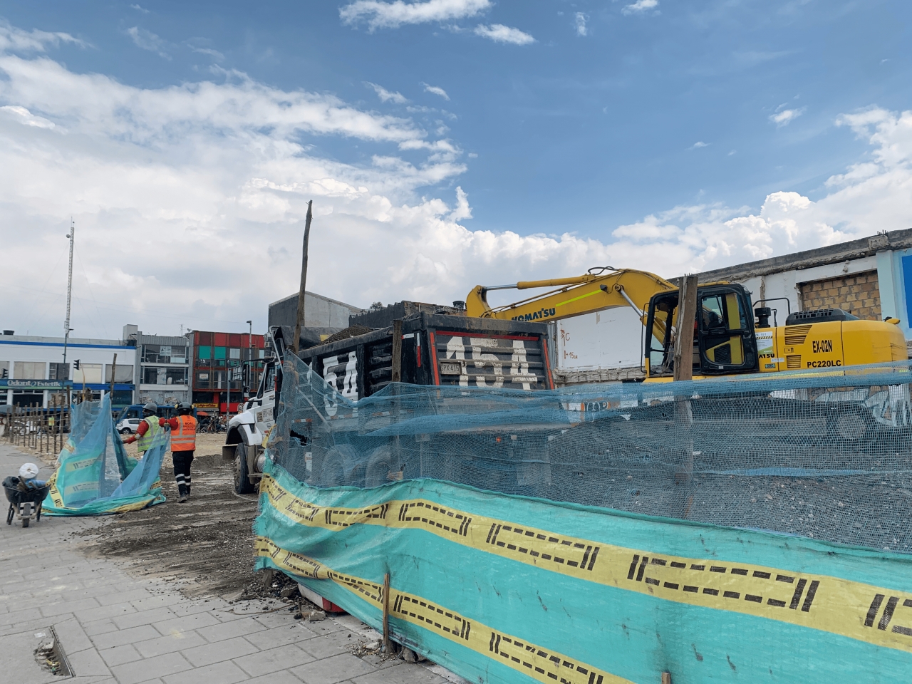 Avances en la construcción del puente de la Autopista Sur con carrera 68|||