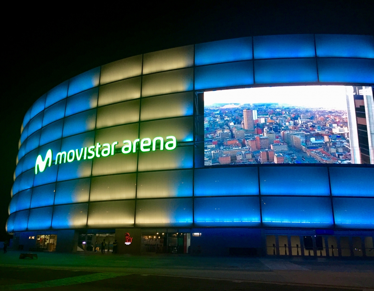 El diseño del Movistar Arena