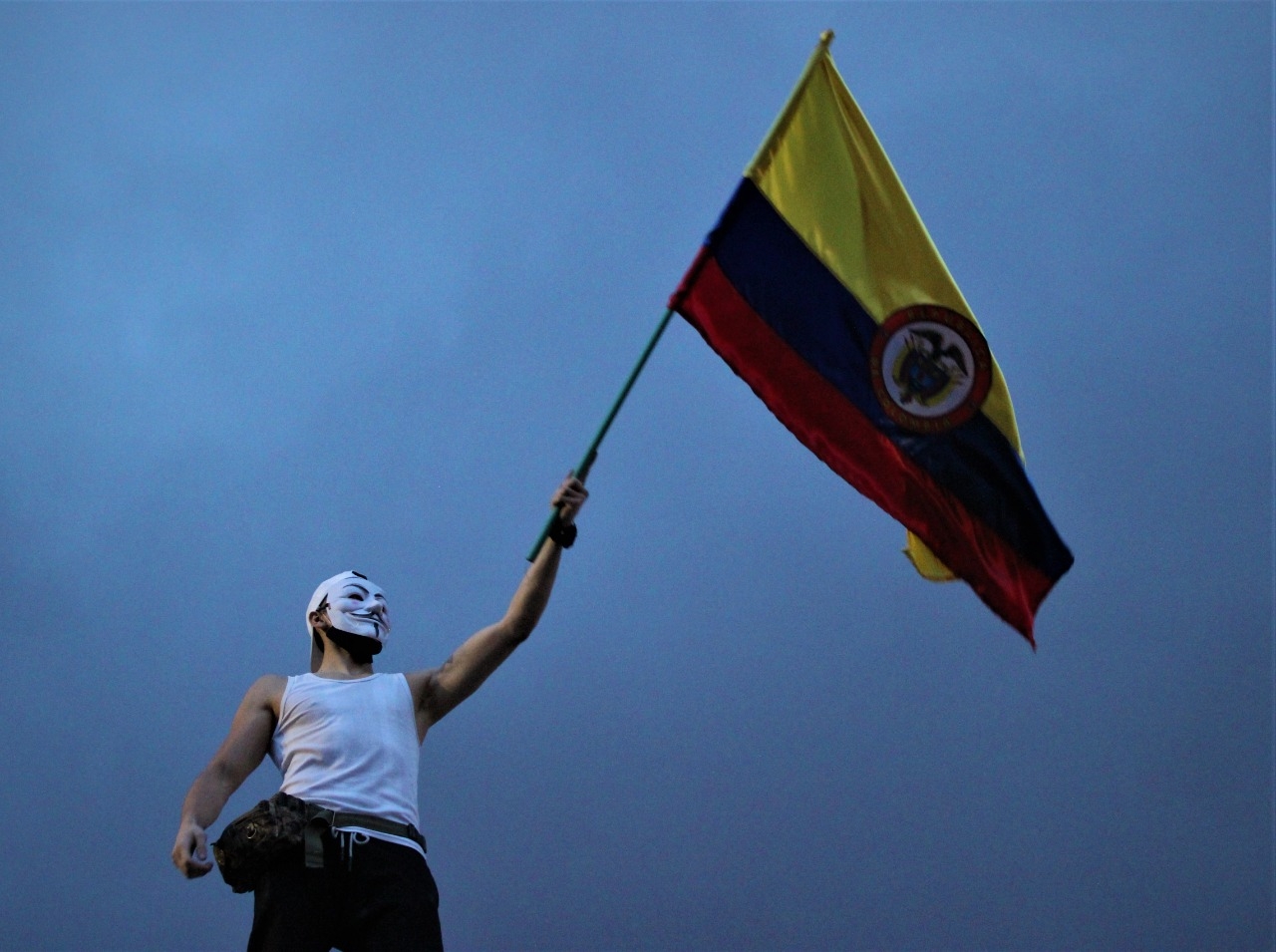 Imagen del paro nacional este fin de semana|||