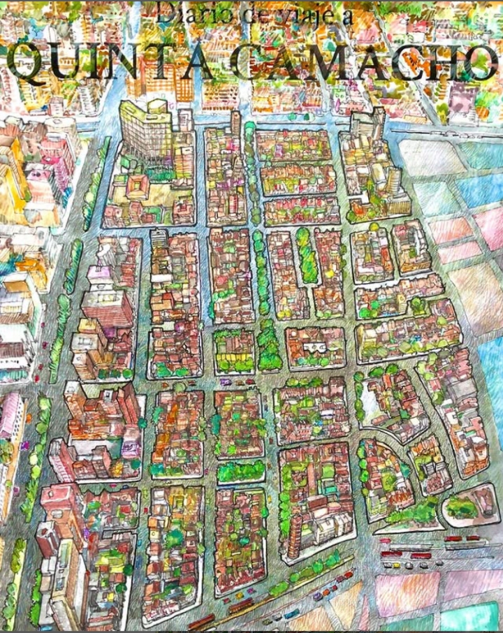 Afiche de su libro de Quinta Camacho