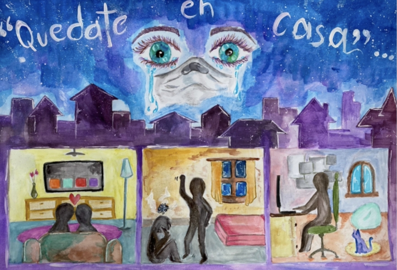 &quot;Quédate en casa&quot;|||