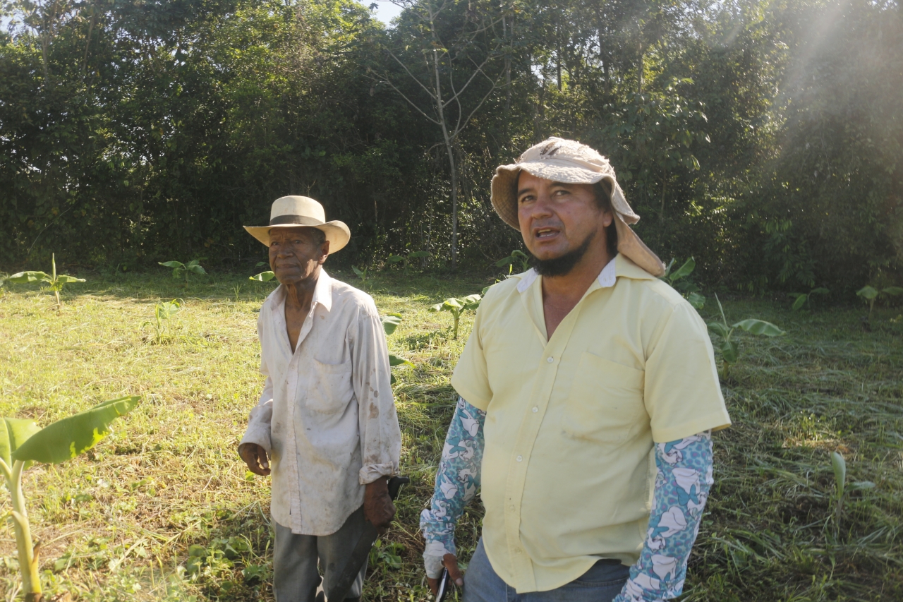 Eusebio Torres y Josué Aguirre, municipio Puerto López. Fotografía Tomada por Juan Pablo Larrota|||