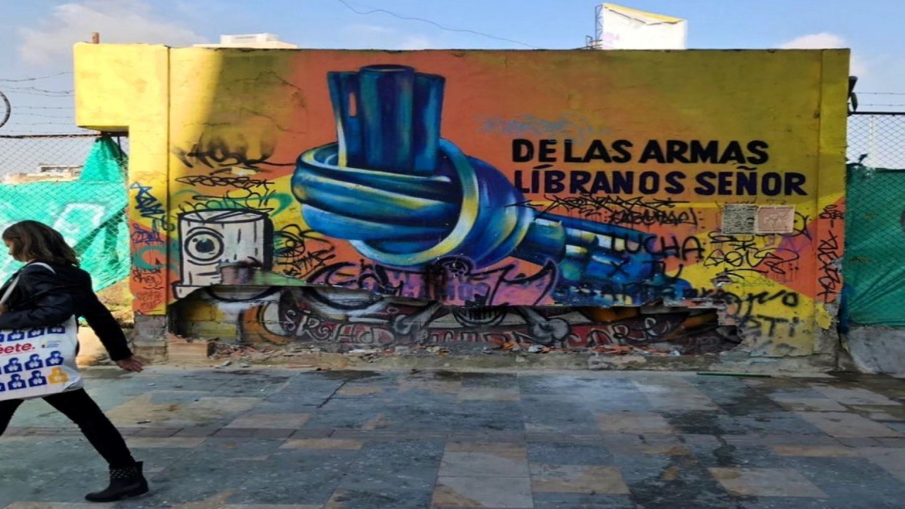 Grafiti ya inexistente en la carrera séptima con calle 19|||