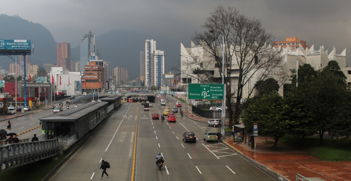 Vista del Museo de Memoria Histórica desde la calle 26.