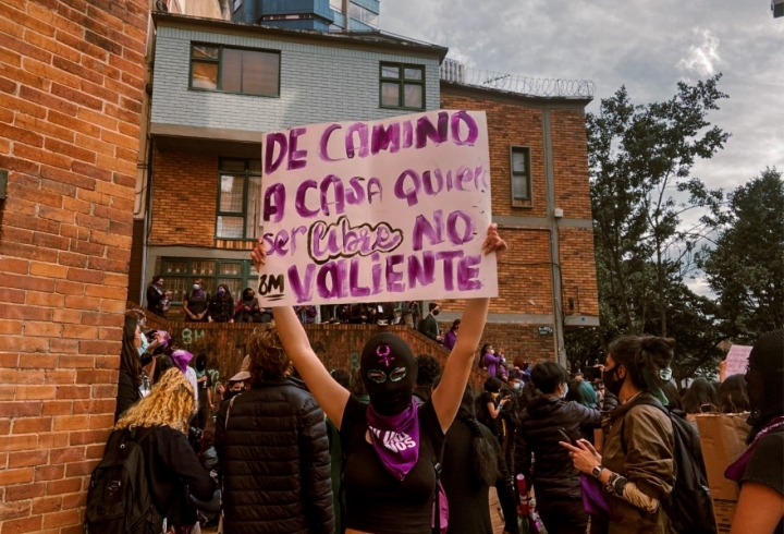 En im&aacute;genes, las marchas del 8M en Bogot&aacute;