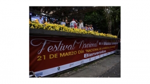 Tarima del Festival en Ibagué.|||
