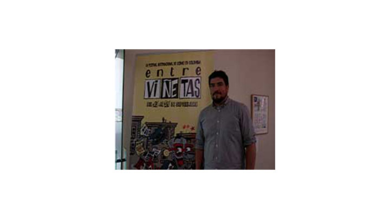 El historietista Pablo Guerra|||