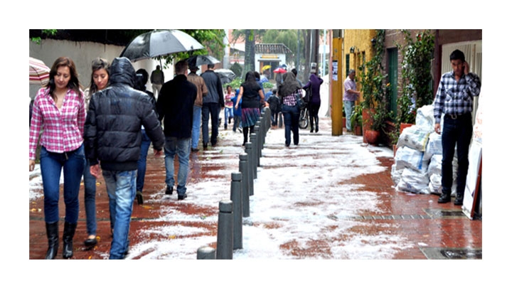 Granizada en Usaqu&eacute;n