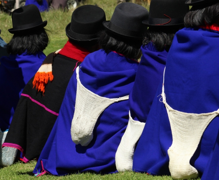 Foto referencial de los ind&iacute;genas misak