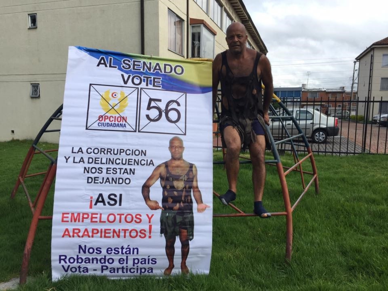Un panadero, en harapos, aspira al Congreso