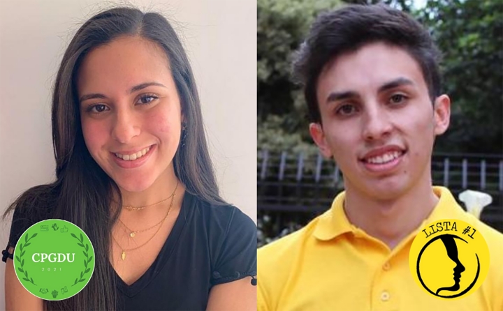 Andrea Galb&aacute;n y &Aacute;ngelo Cifuentes