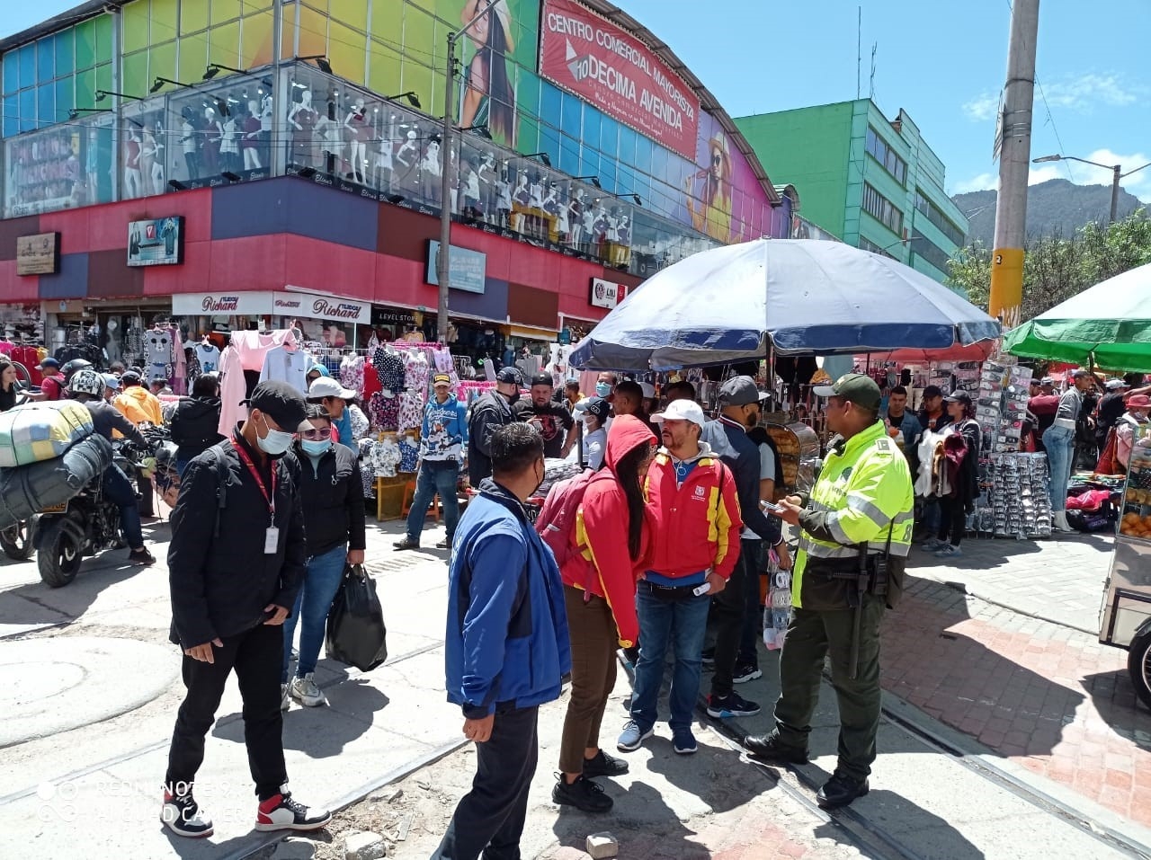 “No cruce hacia allá