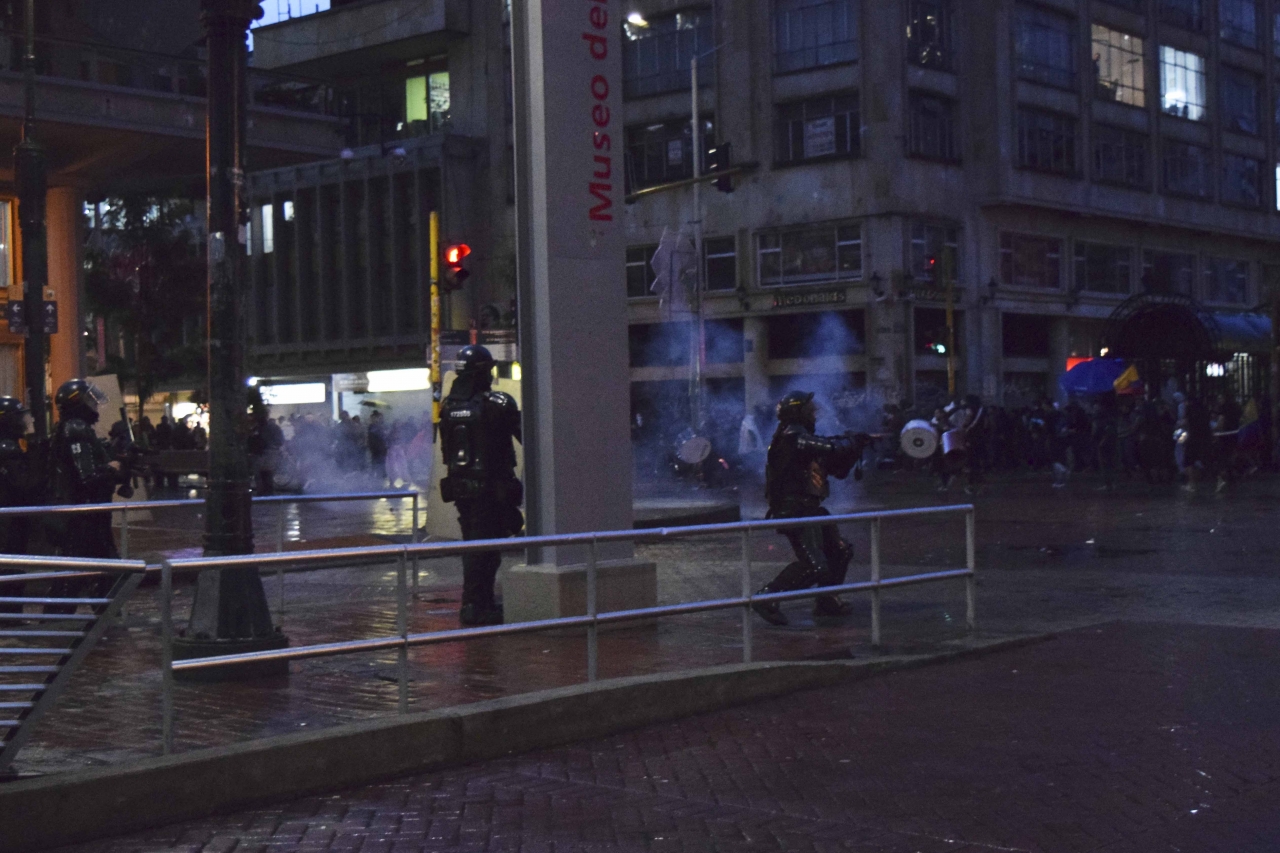 Así se vivieron las marchas estudiantiles en el centro de Bogotá