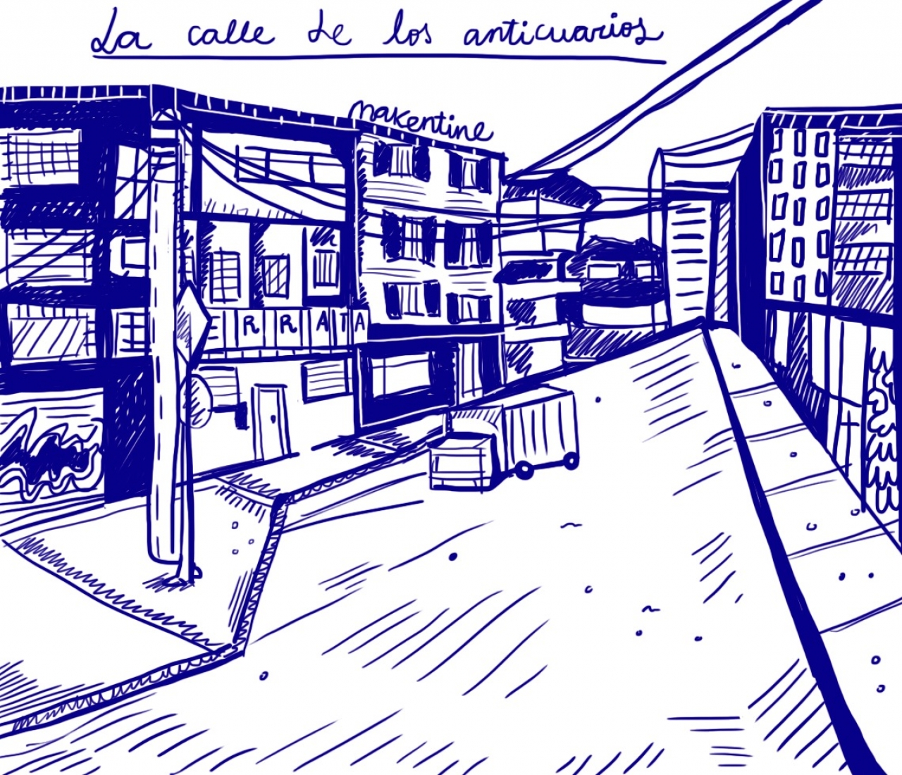 Memorias y mitos de trastes viejos: calle de los anticuarios