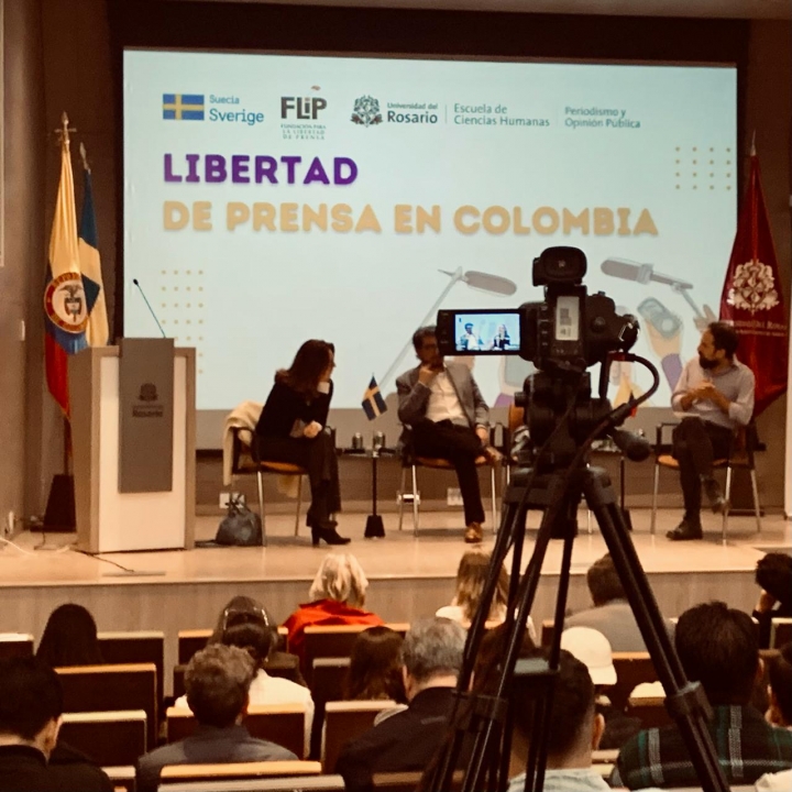 Foro libertad de expresi&oacute;n: periodismo, democracia y desinformaci&oacute;n.