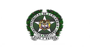 Escudo de la Policía Nacional.|||