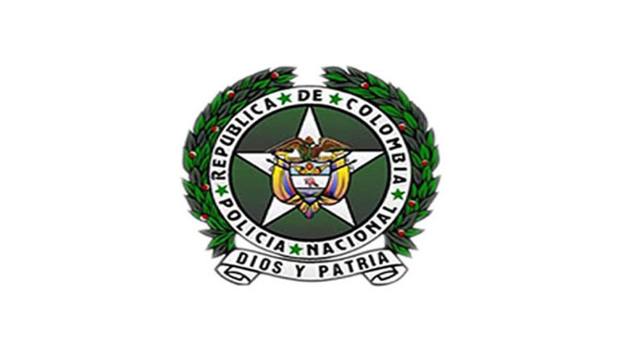 Escudo de la Policía Nacional.|||