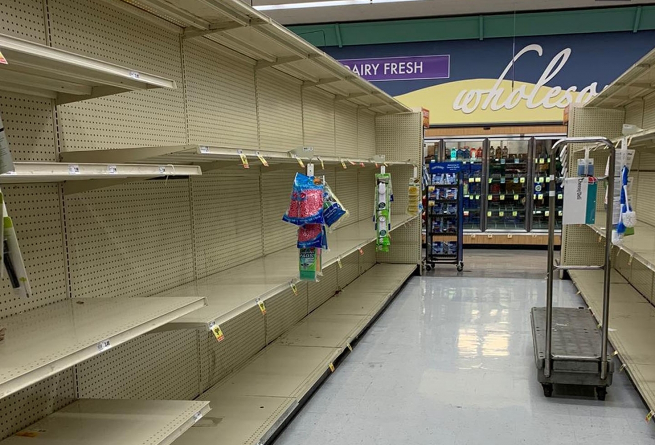 Los productos son escasos en supermercado de San Ramón, California|||