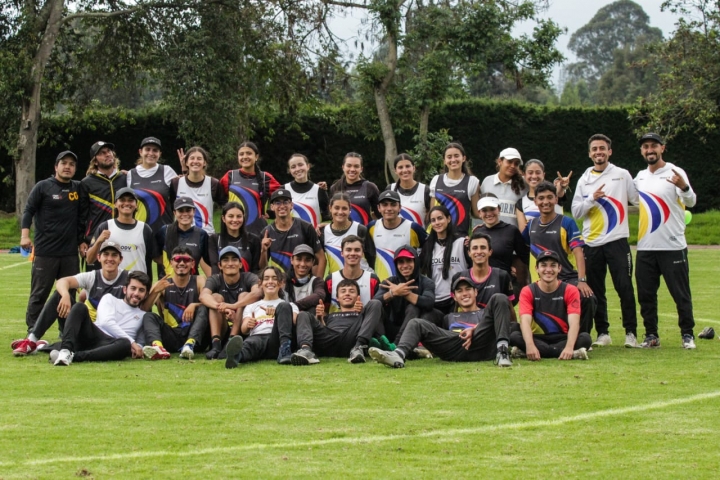 Entrenamiento en Bogotá Selección Colombia sub24 de ultimate