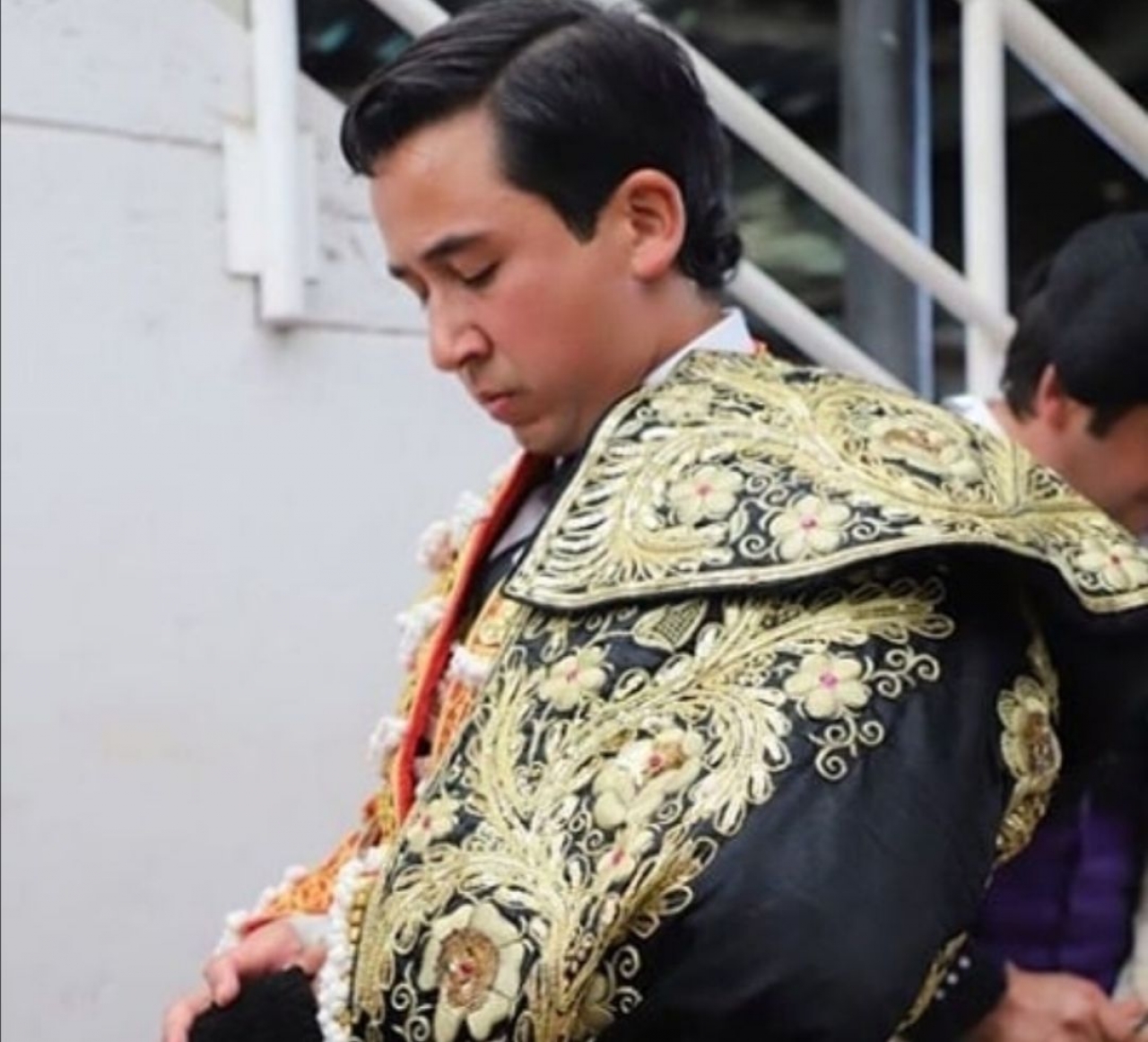 Moreno Muñoz minutos antes de una corrida en Manizales.|||