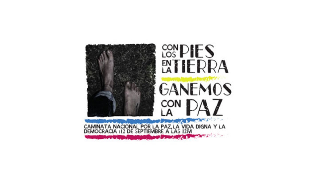 Caminata Nacional por la Paz, la vida digna y la democracia|||