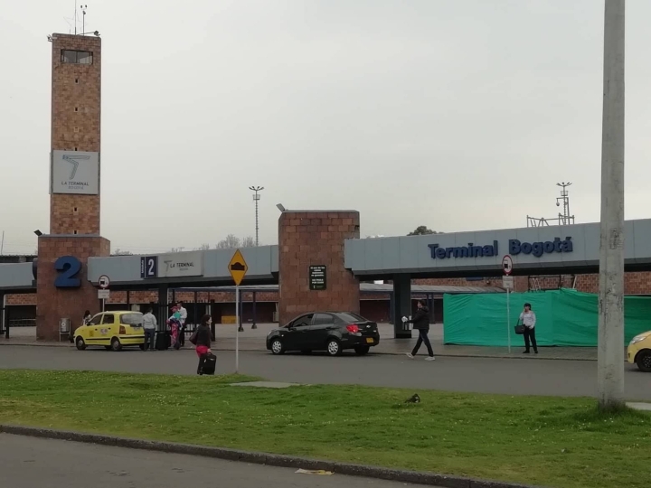 Terminal de Transportes de Bogot&aacute;, lugar de llegada y asentamiento de los venezolanos que llegan desde C&uacute;cuta y diferentes ciudades del pa&iacute;s.