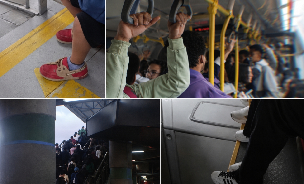 Collage de TransMilenio.|||