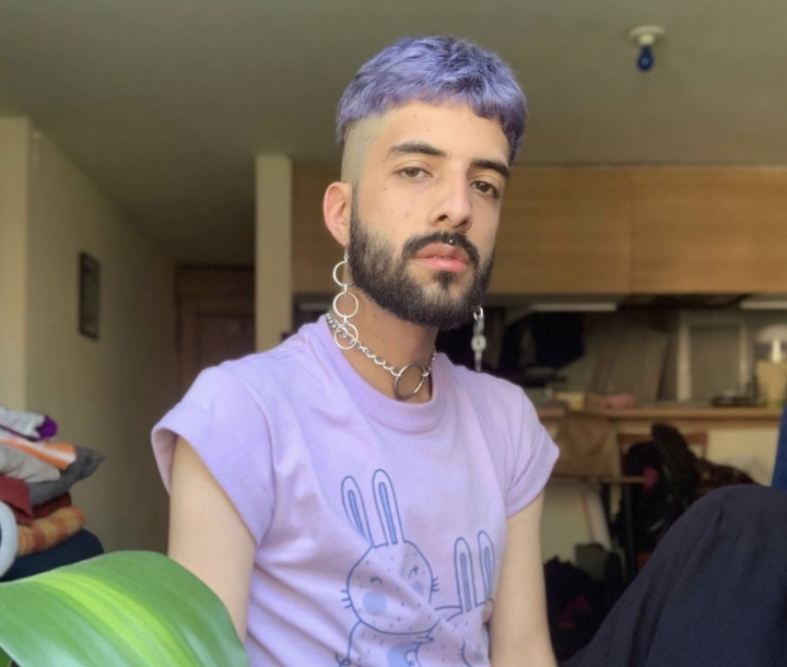 Zallary Cardona, realiza ilustraci&oacute;n relacionada con el activismo de sexualidad y g&eacute;nero.