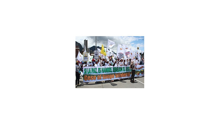 Uno de los eventos m&aacute;s importantes de la Semana por la Paz fue la marcha del 9 de abril.