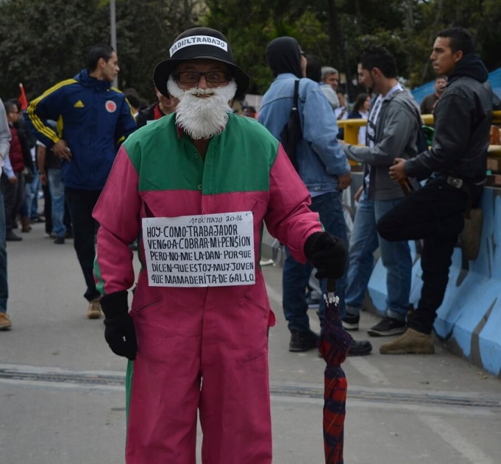 As&iacute; se vivi&oacute; la marcha por el D&iacute;a Internacional del Trabajo en Bogot&aacute;