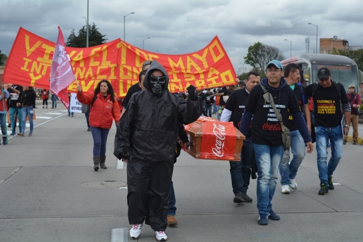 As&iacute; se vivi&oacute; la marcha por el D&iacute;a Internacional del Trabajo en Bogot&aacute;