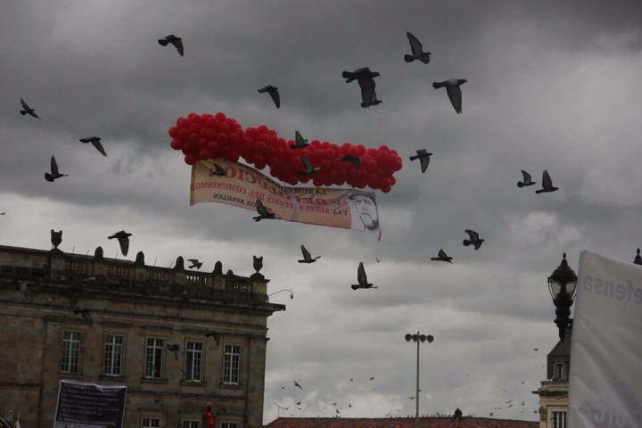As&iacute; se vivi&oacute; la marcha por el D&iacute;a Internacional del Trabajo en Bogot&aacute;