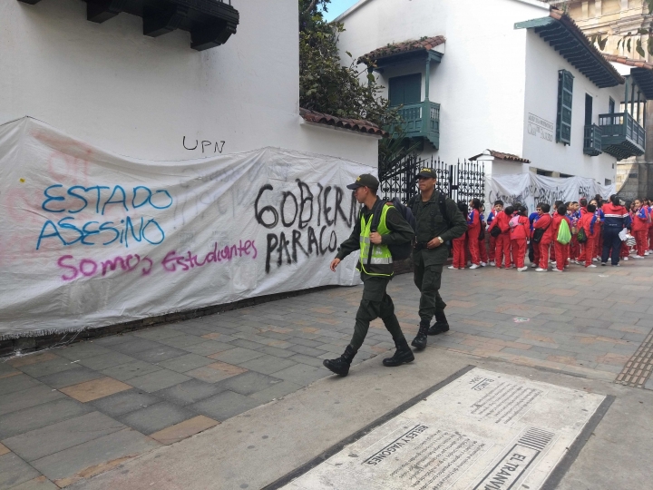 Una de las razones de protestas en el Paro Nacional fue la educaci&oacute;n. Estudiantes reclaman por calidad y dignas oportunidades de acceso.