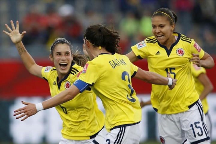 La Selecci&oacute;n Colombiana de f&uacute;tbol femenino.