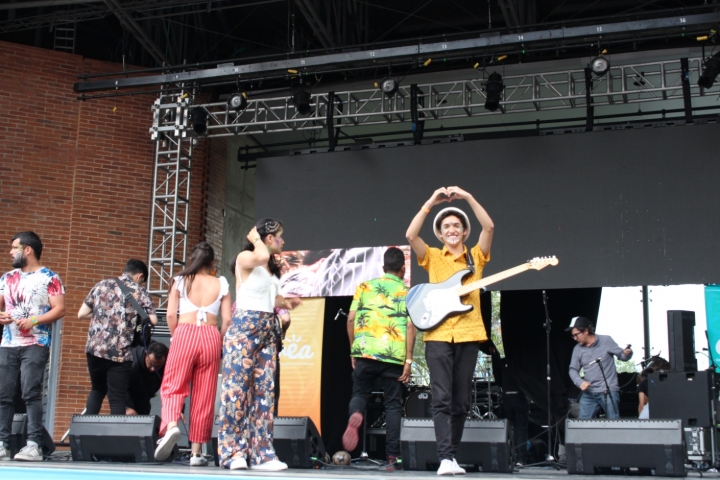 Rodrigo, guitarrista de Tropic&aacute;cidos.